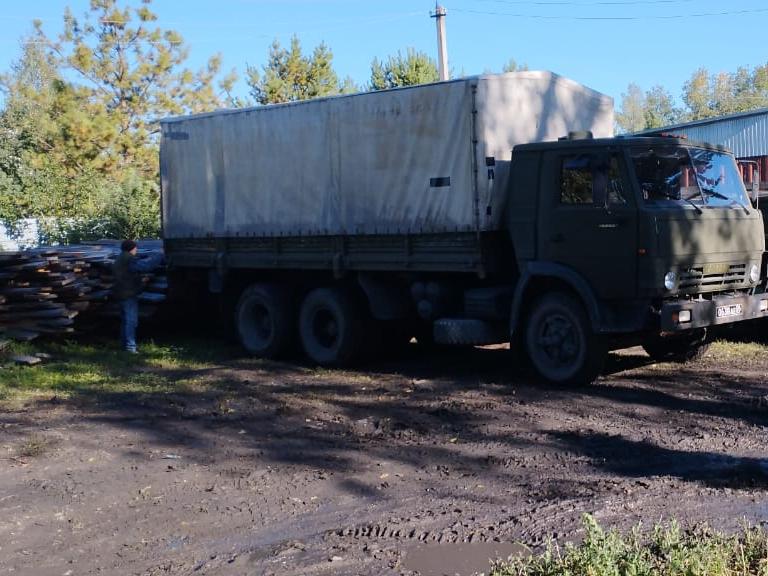 Конфискованный пиломатериал передали на нужды Министерства Обороны.